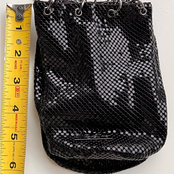 Whiting & Davis Crossbody black mesh bag, NWOT. - Picture 3 of 7